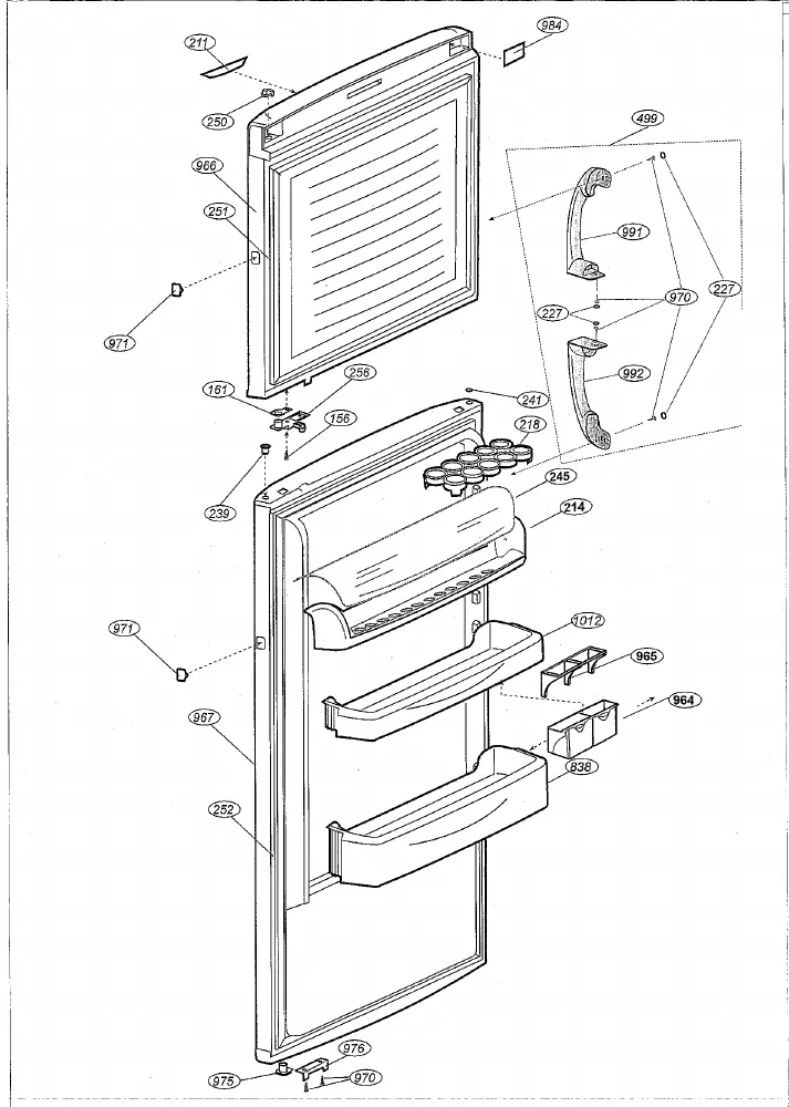 Vue éclatée BEKO DSE30021S 7204647683