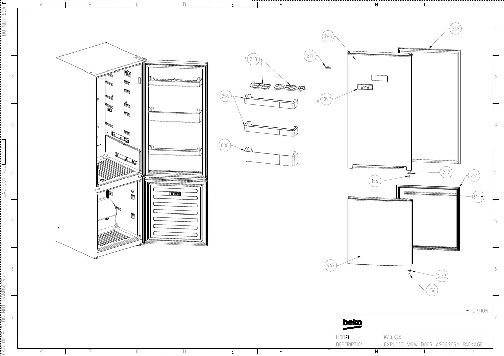 Vue éclatée BEKO RCNT375I40XBN 8700000794