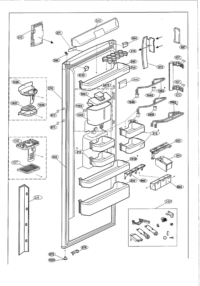 Vue éclatée BEKO SS133420D 7253847616