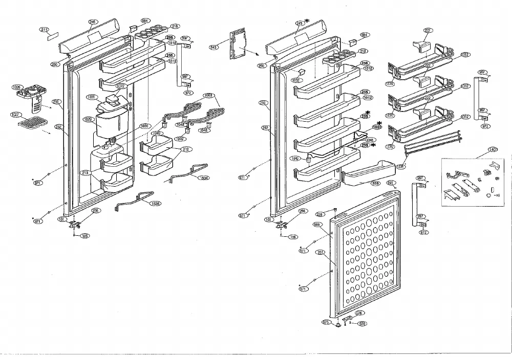 Vue éclatée BEKO CS134020S 7250347683