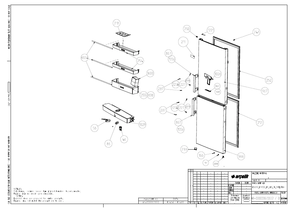 Vue éclatée BEKO RCSE300K20S 7294848794