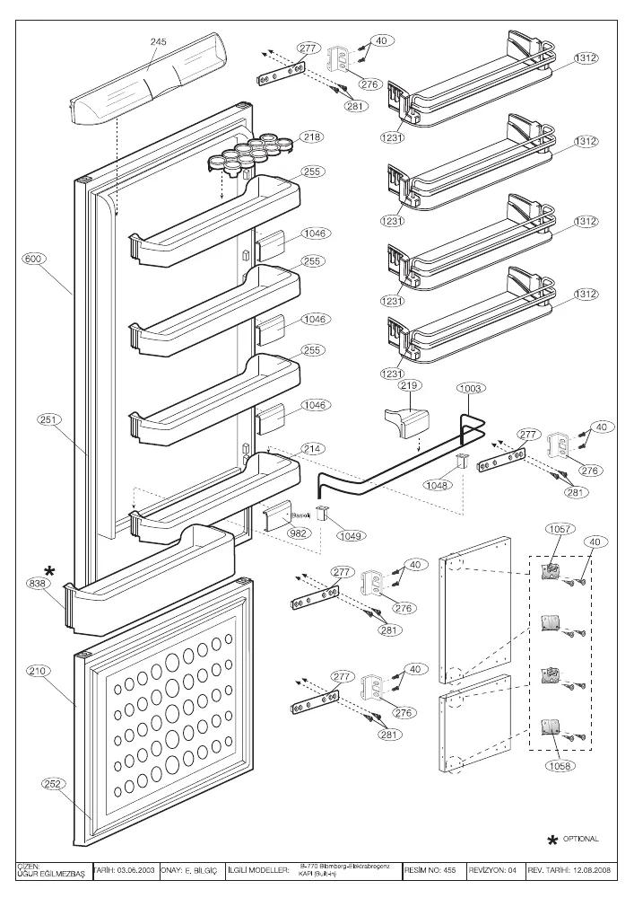 Vue éclatée BEKO CBI7750HCA 6012476189