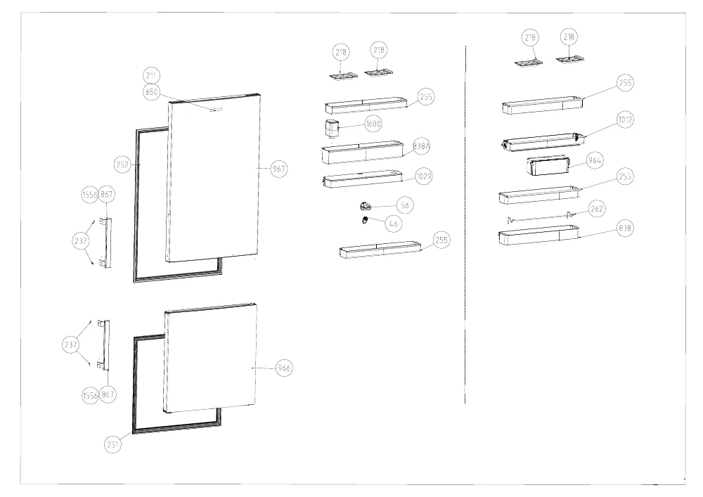 Vue éclatée BEKO RCNE560E40ZXPN 7298248602