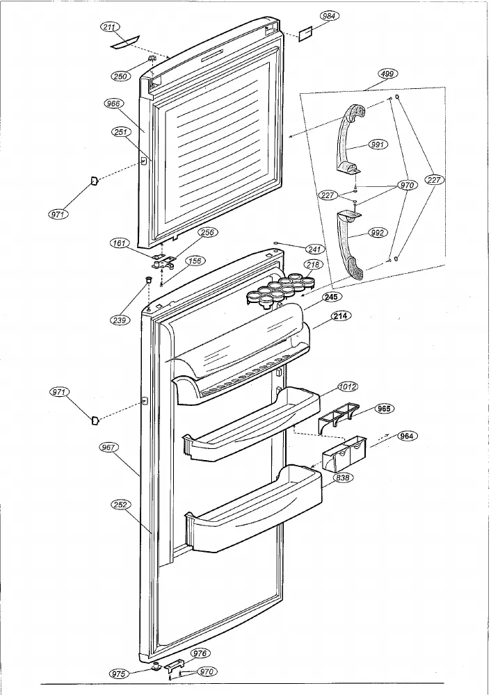 Vue éclatée BEKO DSE30000S 7204547683