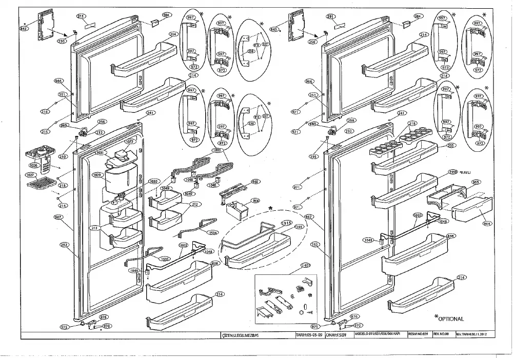 Vue éclatée BEKO DN150220DS 7250048793