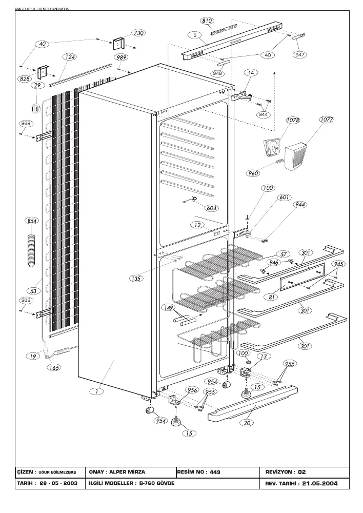 Vue éclatée BEKO CSE34021DS 7216247682