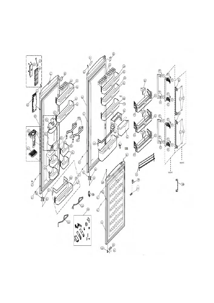 Vue éclatée BEKO CN148121S 7255847684 SILVER