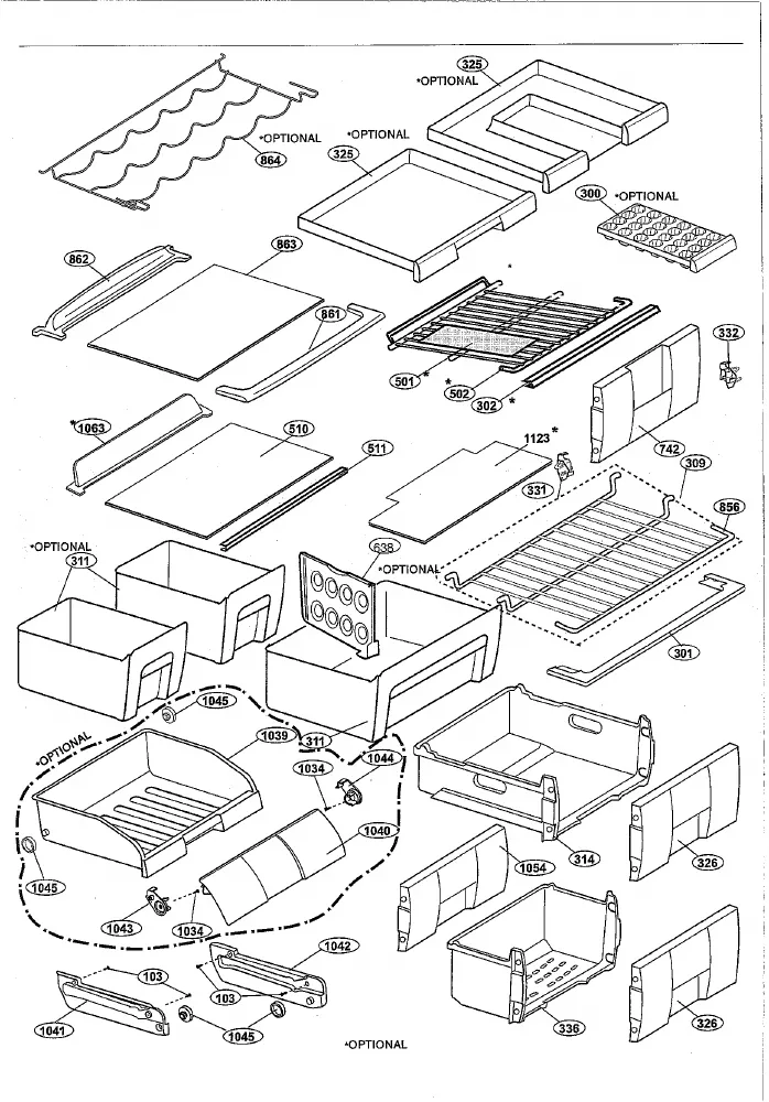 Vue éclatée BEKO CSE34022D 7216247614