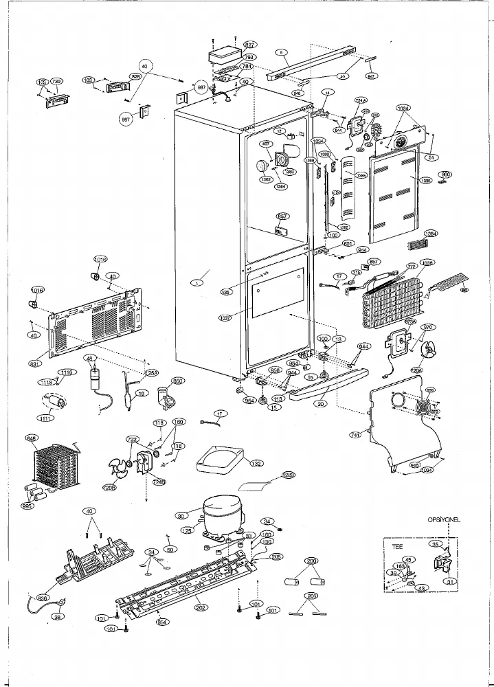 Vue éclatée BEKO CN142220DS 7255147683