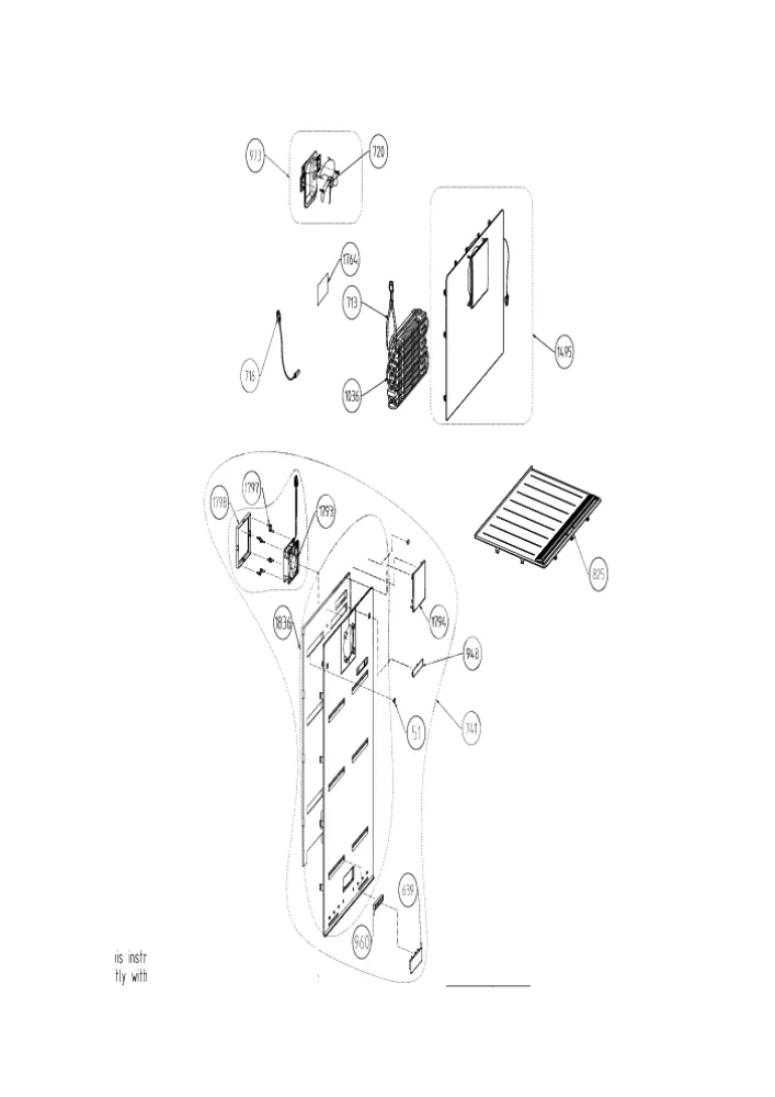 Vue éclatée BEKO RDNT270I20P 8700000080