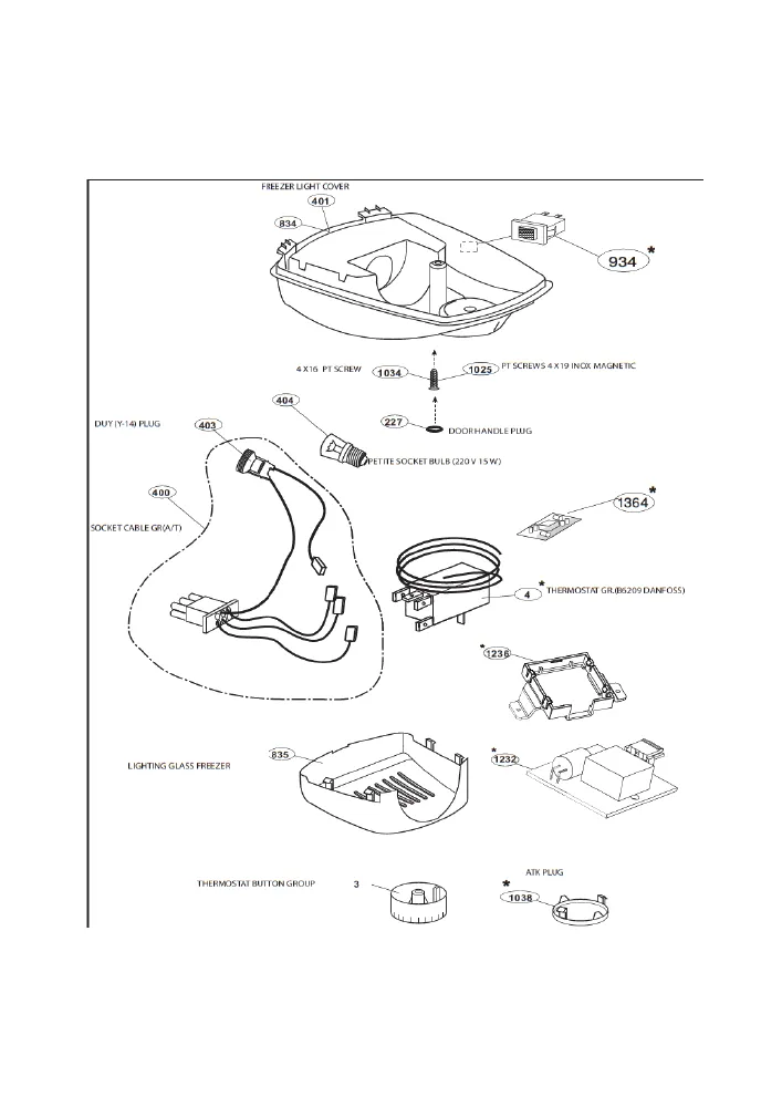 Vue éclatée BEKO CS134021A 7257347634