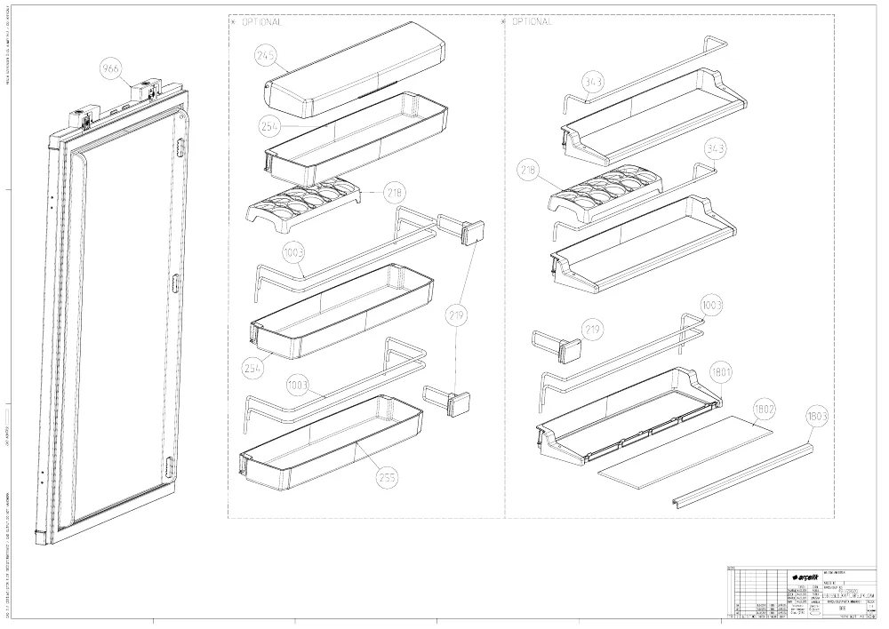 Vue éclatée BEKO BSS121200 7279048719