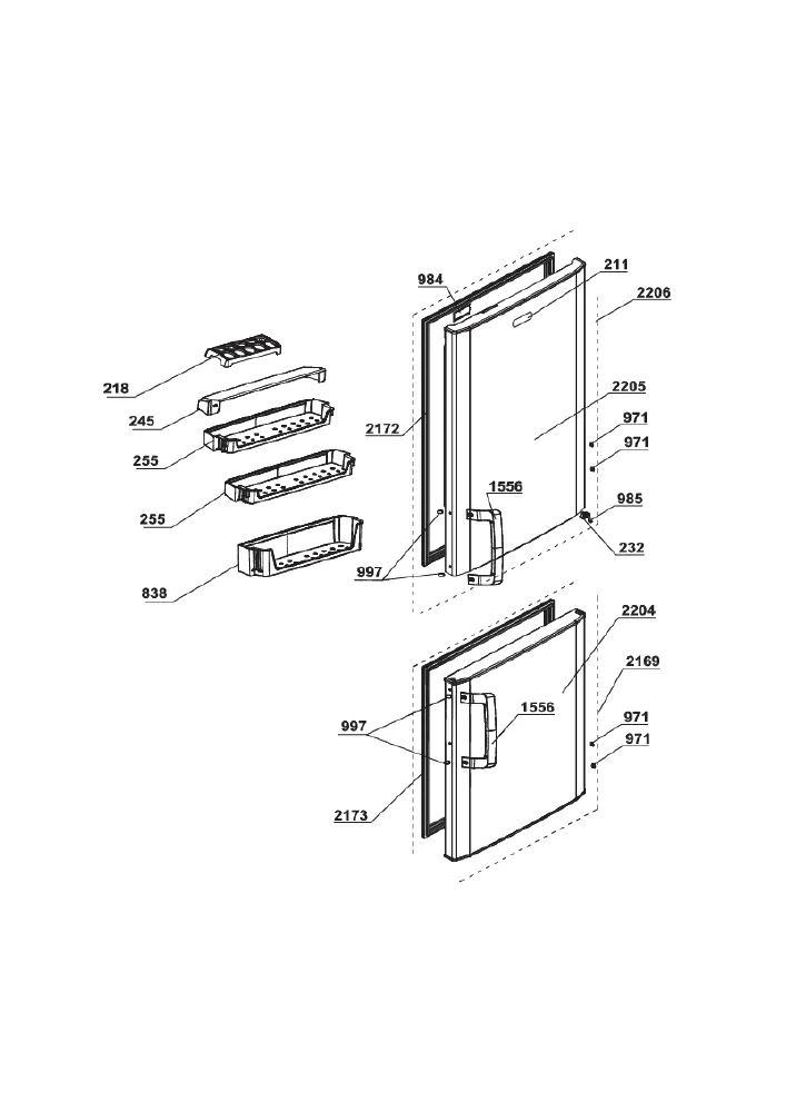 Vue éclatée BEKO CN237120S 7517220002