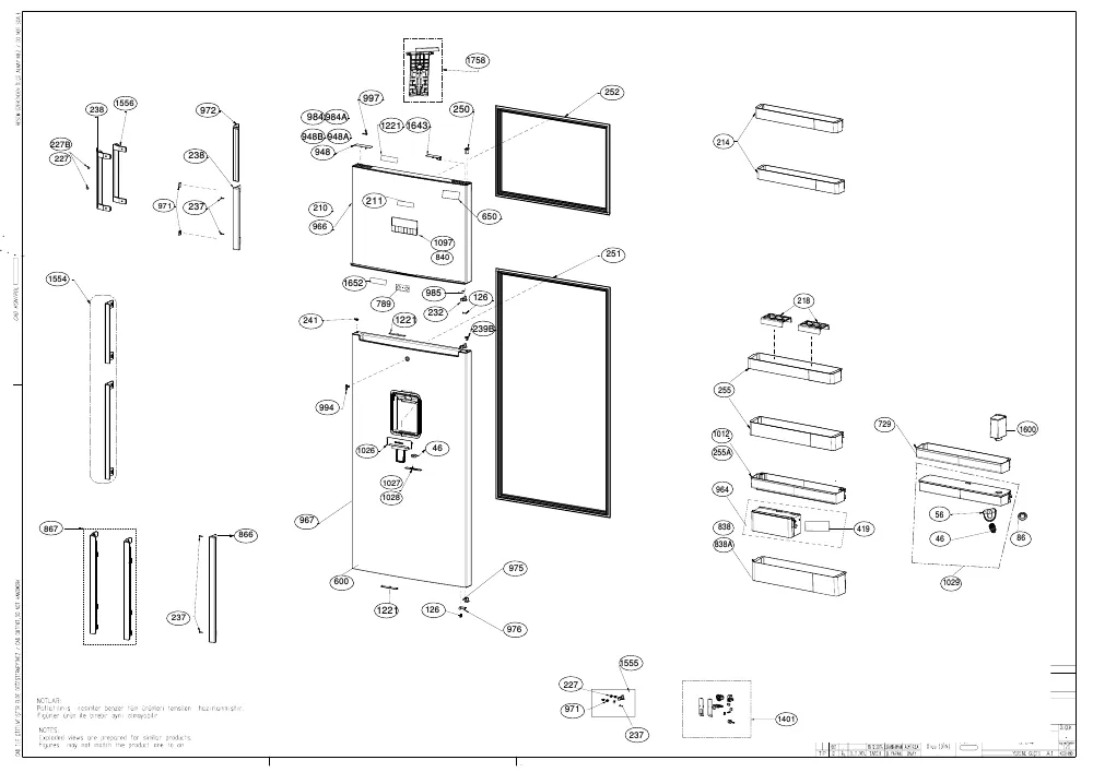 Vue éclatée BEKO RDNE535E31JZW 7256146911
