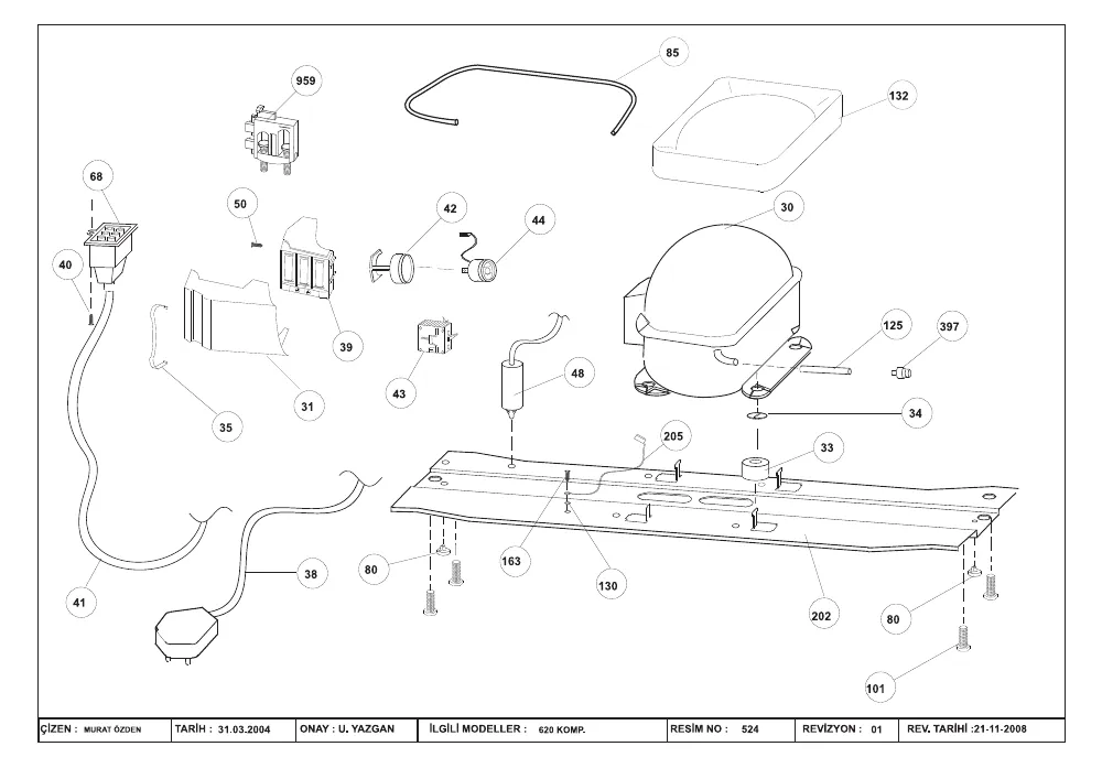 Vue éclatée BEKO DSE25000S 7204447684