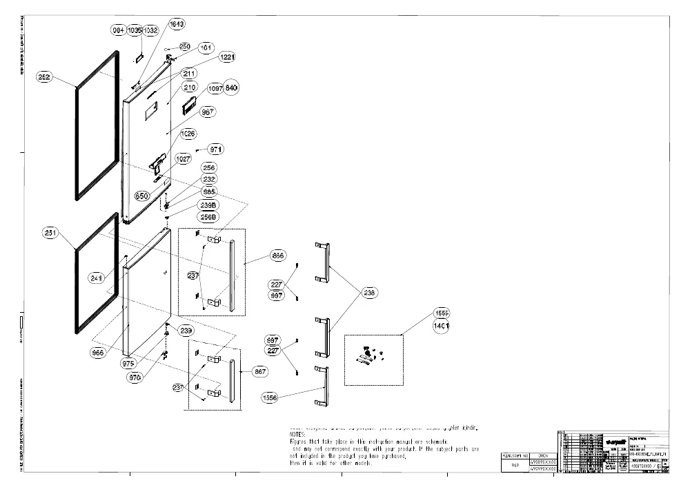 Vue éclatée BEKO RCNE365K20XR 7282747671