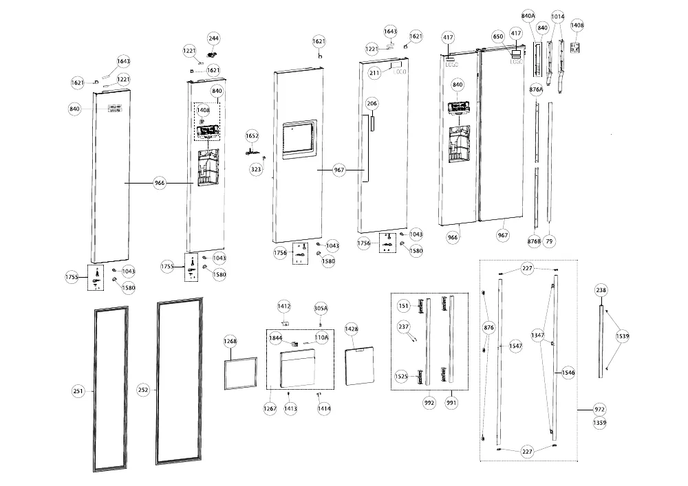 Vue éclatée BEKO GN162330XBN 7287547693