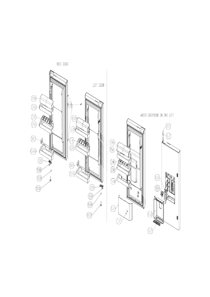 Vue éclatée BEKO GNE539P 7293442731