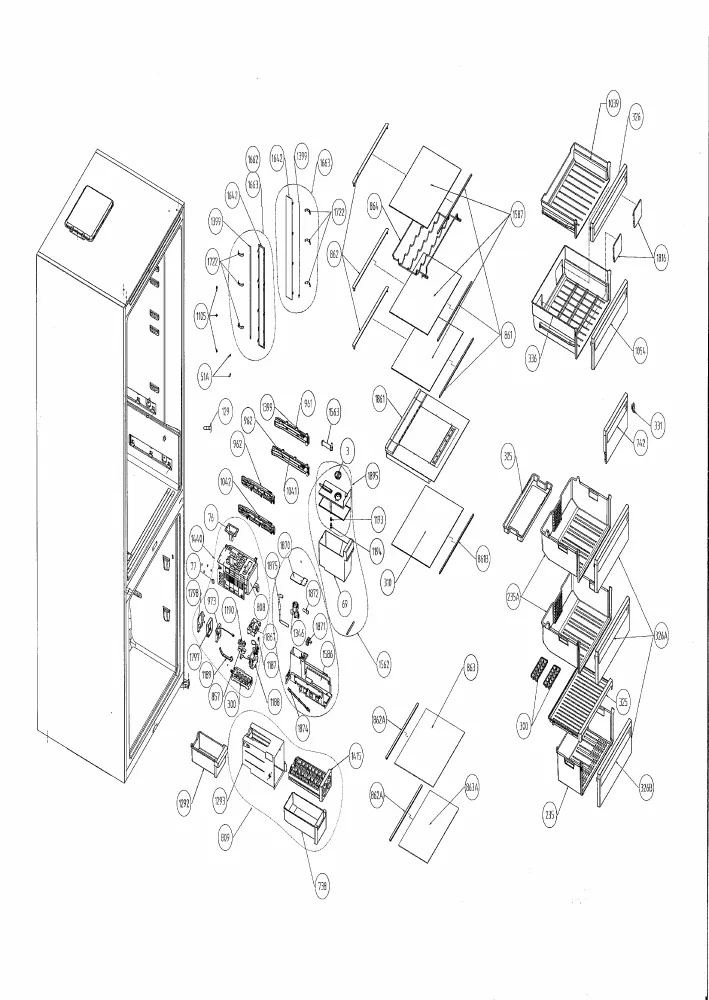 Vue éclatée BEKO RCNE520K21DS 7293547693