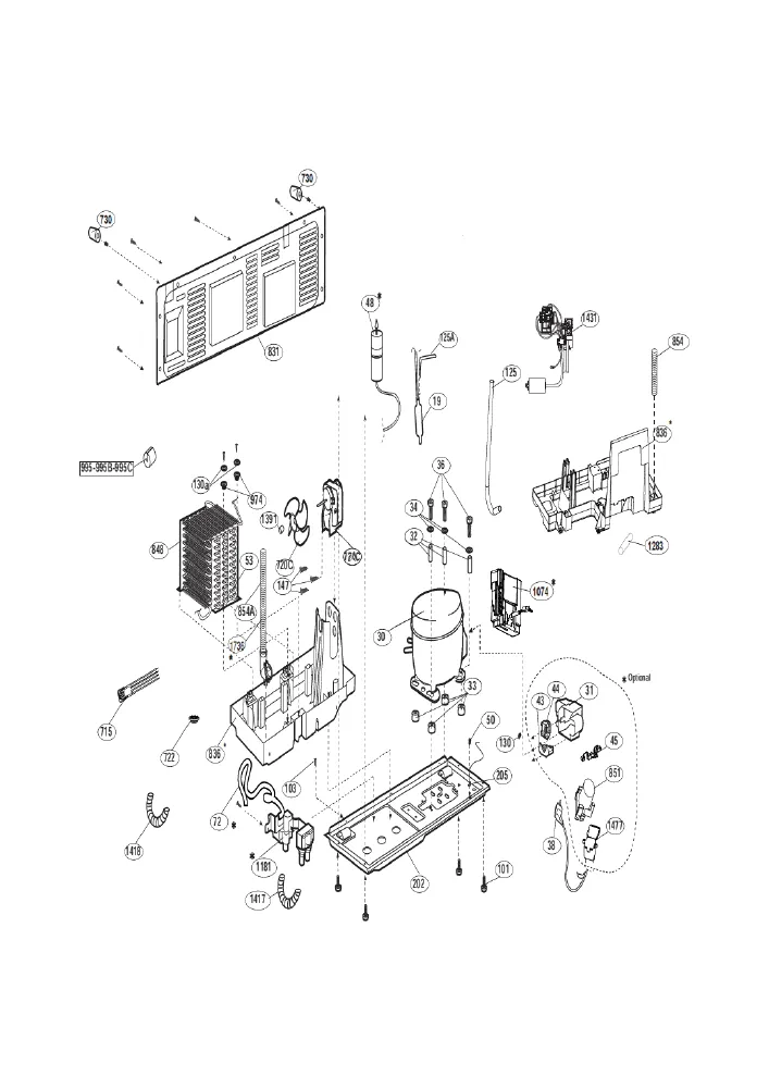 Vue éclatée BEKO GNEV225S 7267447682