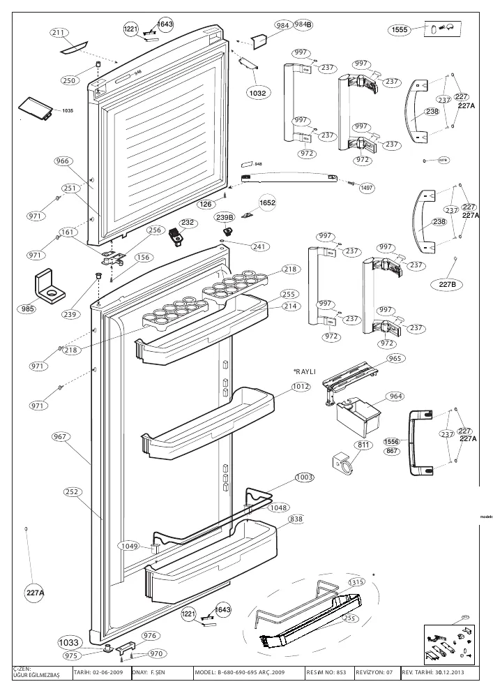 Vue éclatée BEKO RDSE450K30SN 7296347681