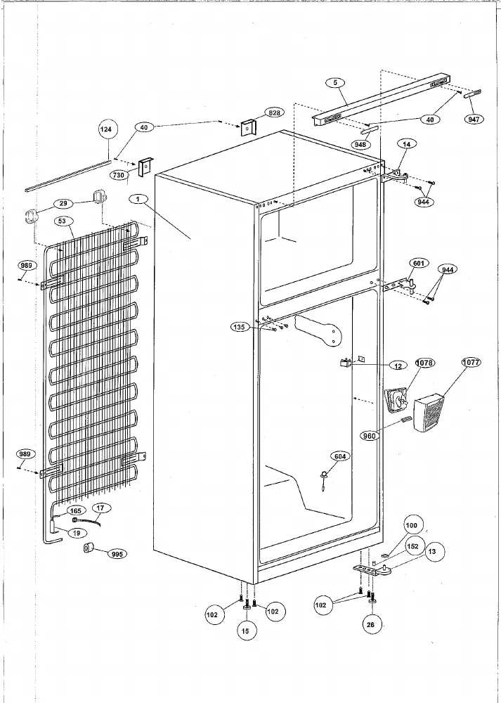 Vue éclatée BEKO DSE33021 7219847613