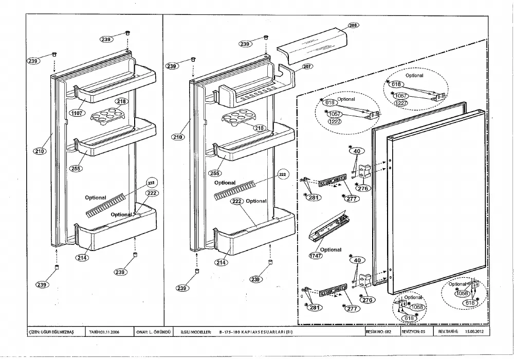 Vue éclatée BEKO B1752HCA 7224247619