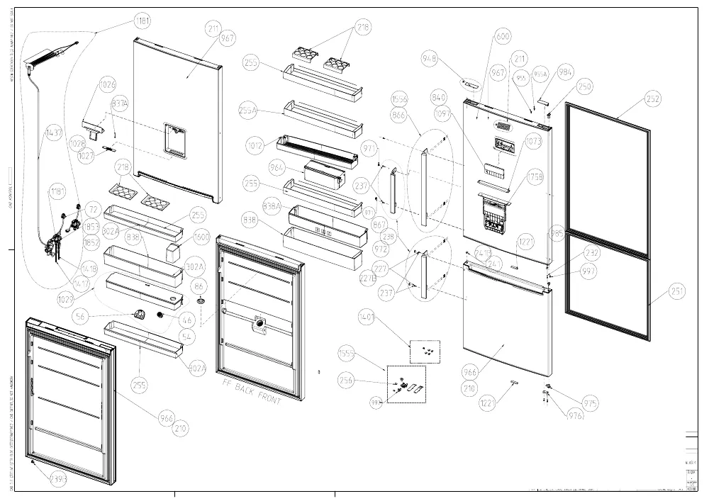 Vue éclatée BEKO RCNE520E20ZXP 7293547674
