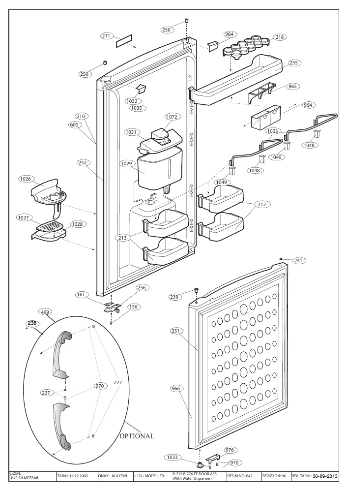 Vue éclatée BEKO CNE42221D 7240247614