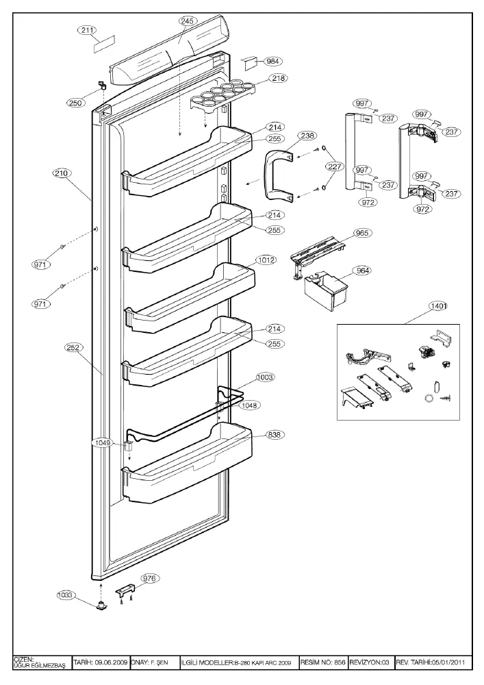 Vue éclatée BEKO SS132020 7249847616