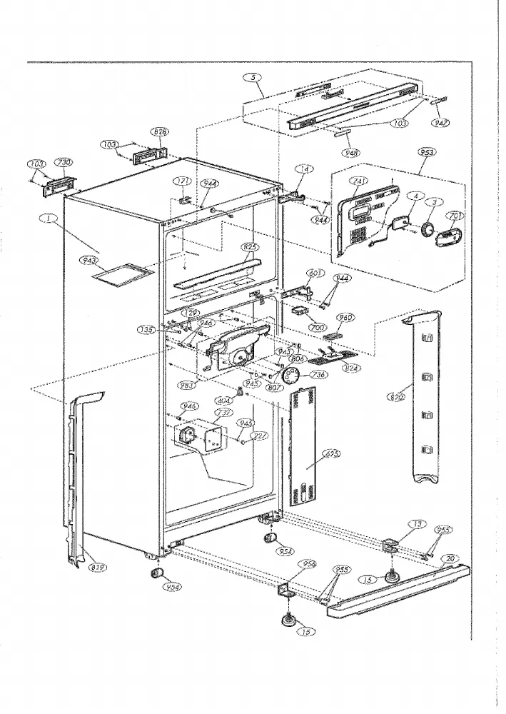 Vue éclatée BEKO NDP9100B 6054476129