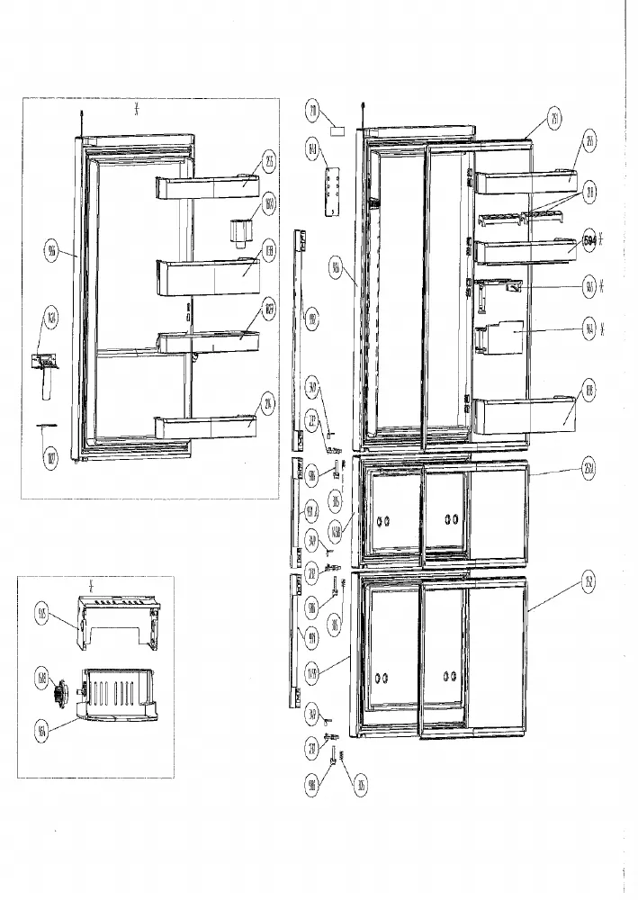 Vue éclatée BEKO CN151920DX 7264747683