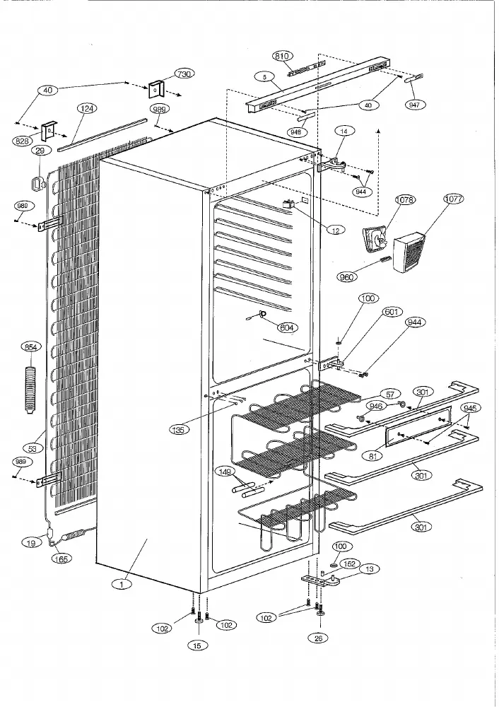 Vue éclatée BEKO CS134000D 7257447613