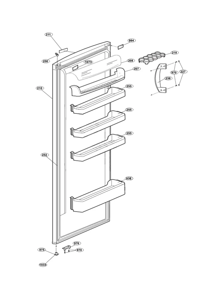Vue éclatée BEKO SSE26010 7201847614
