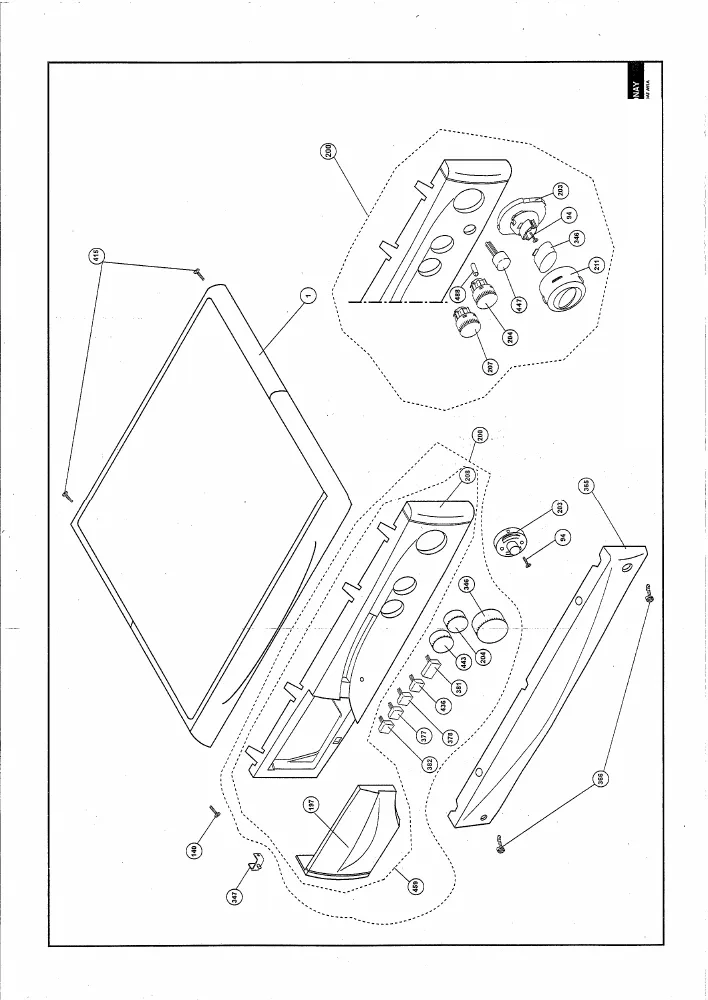 Vue éclatée BEKO WMB6356SD