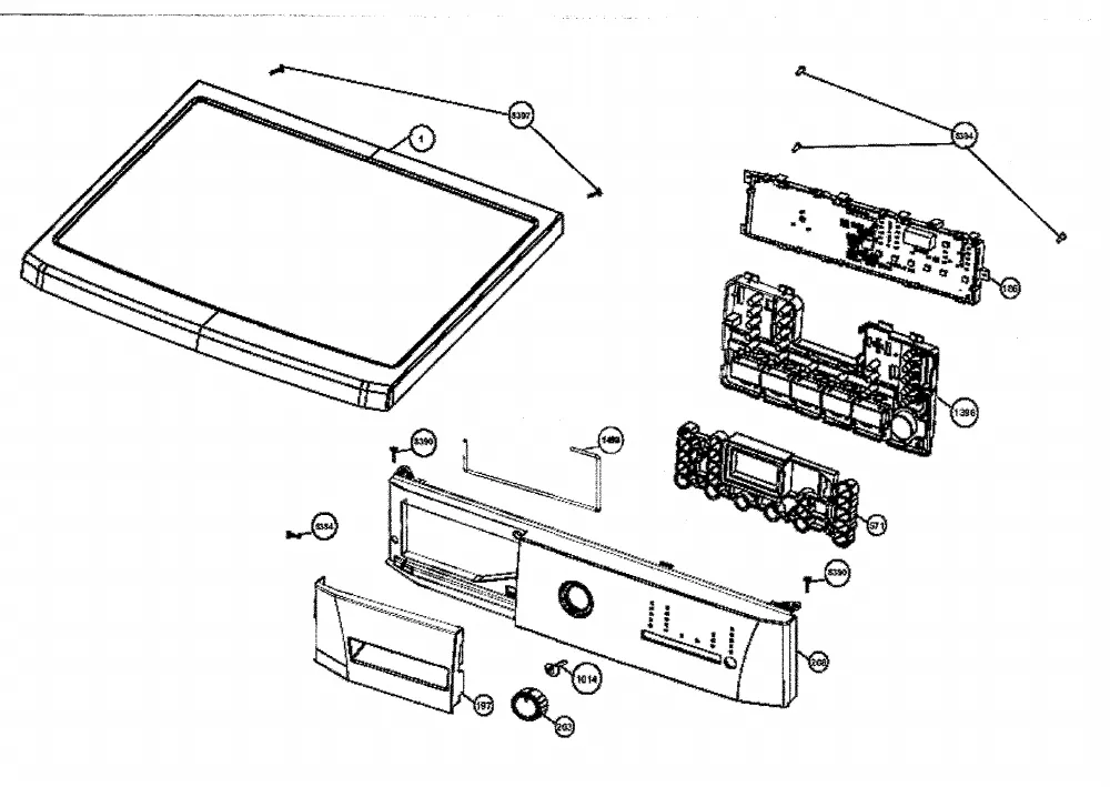 Vue éclatée BEKO WMB61221MS 7116441300