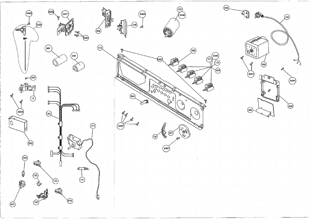 Vue éclatée BEKO LL5002 7101381700