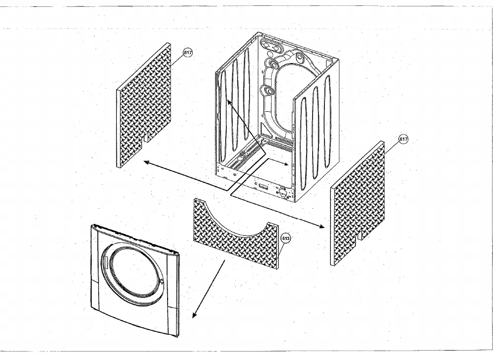 Vue éclatée BEKO WMD67121 7141681300