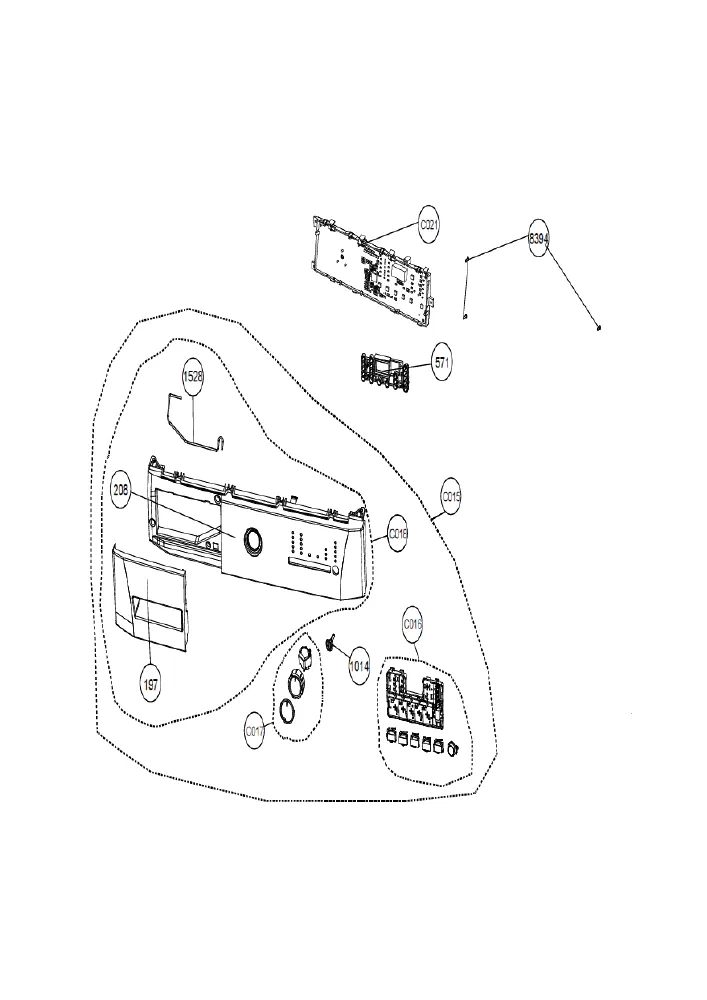 Vue éclatée BEKO LLF08S1 SILVER 8883463200