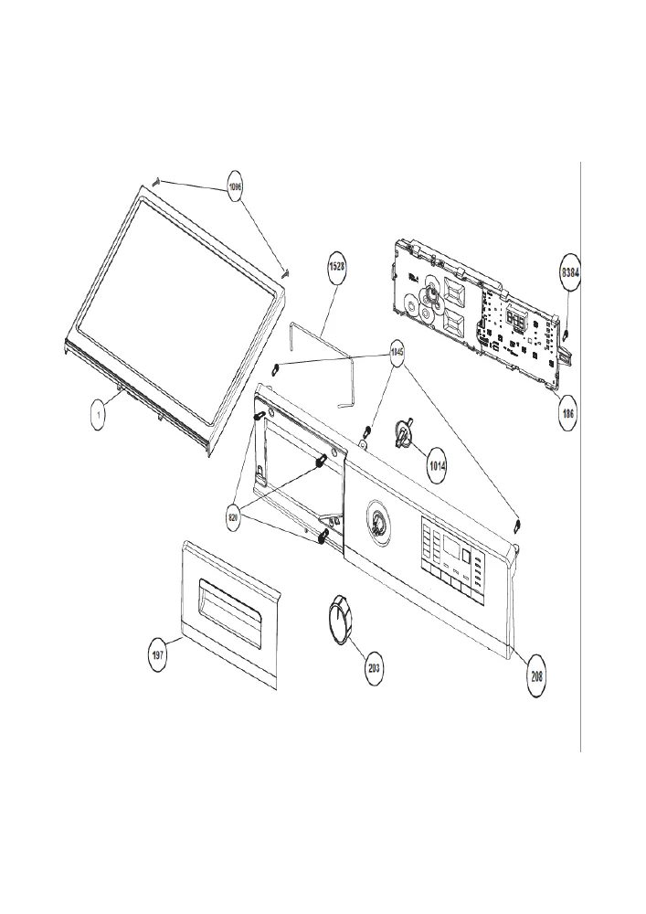 Vue éclatée BEKO WTV8712BS0W 7149342200