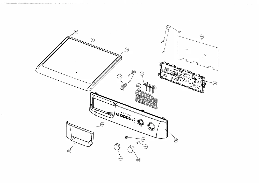 Vue éclatée BEKO WMD25121FS 7136481200