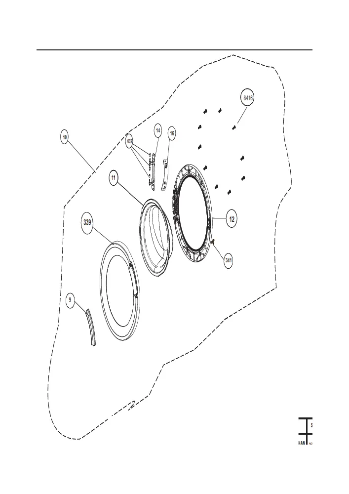 Vue éclatée BEKO LLF10W2 7164841200