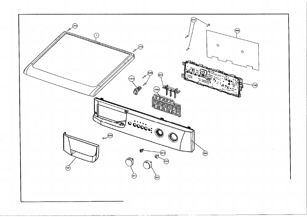 Vue éclatée BEKO WMD25105T 7139281200