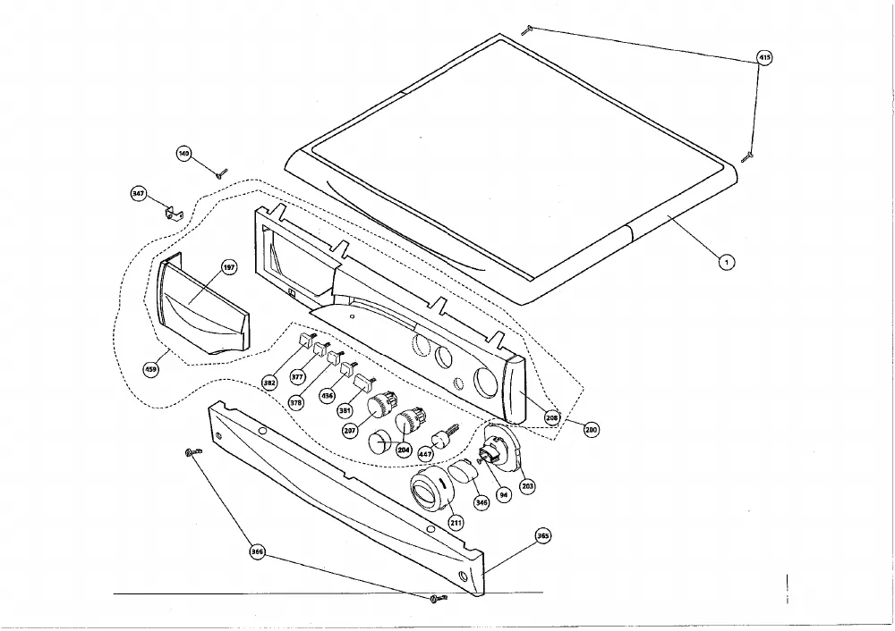 Vue éclatée BEKO LL1000THB 6229468000
