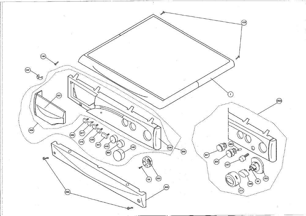Vue éclatée BEKO LL1002THV 7105181300