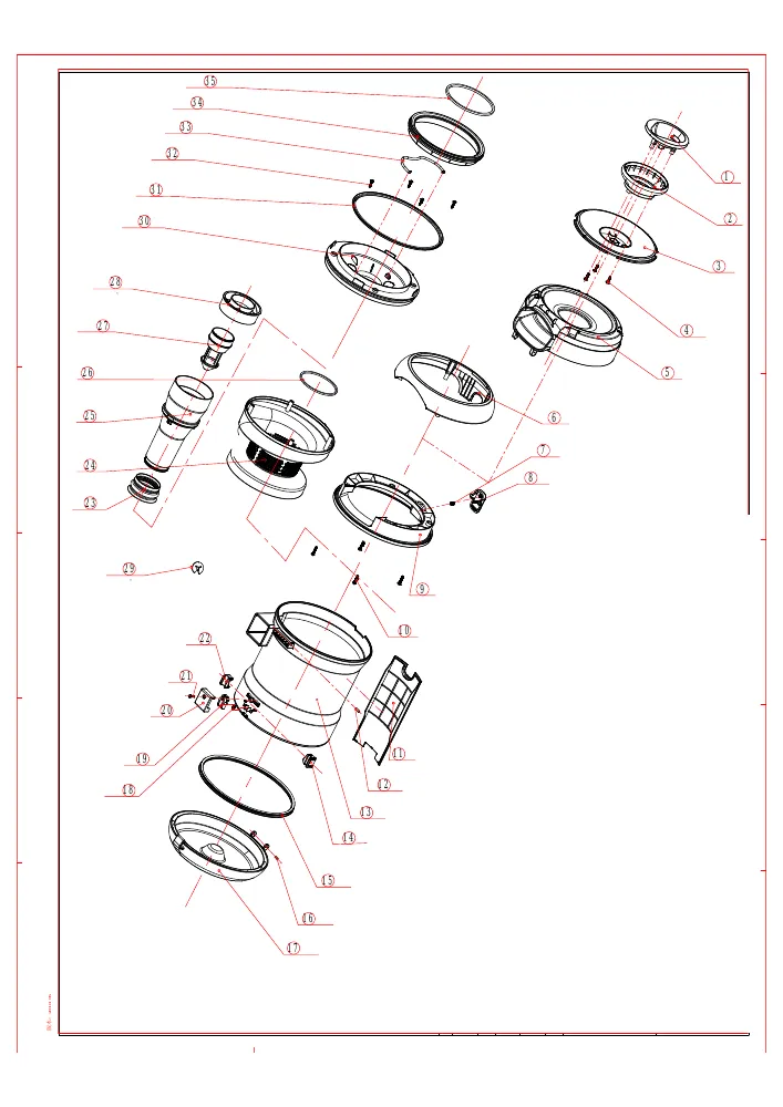 Vue éclatée BEKO VCM71605AP 8838053200