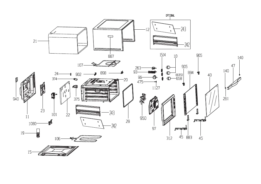 Vue éclatée BEKO BMF50CB 7730420265