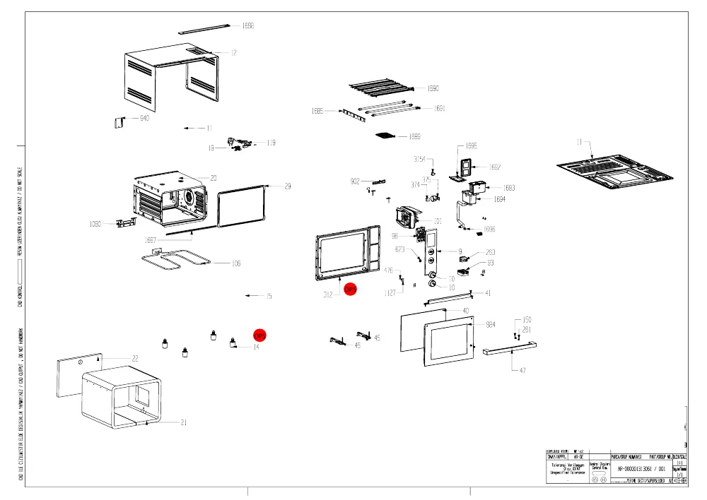 Vue éclatée BEKO BMF30QVB 7785820281
