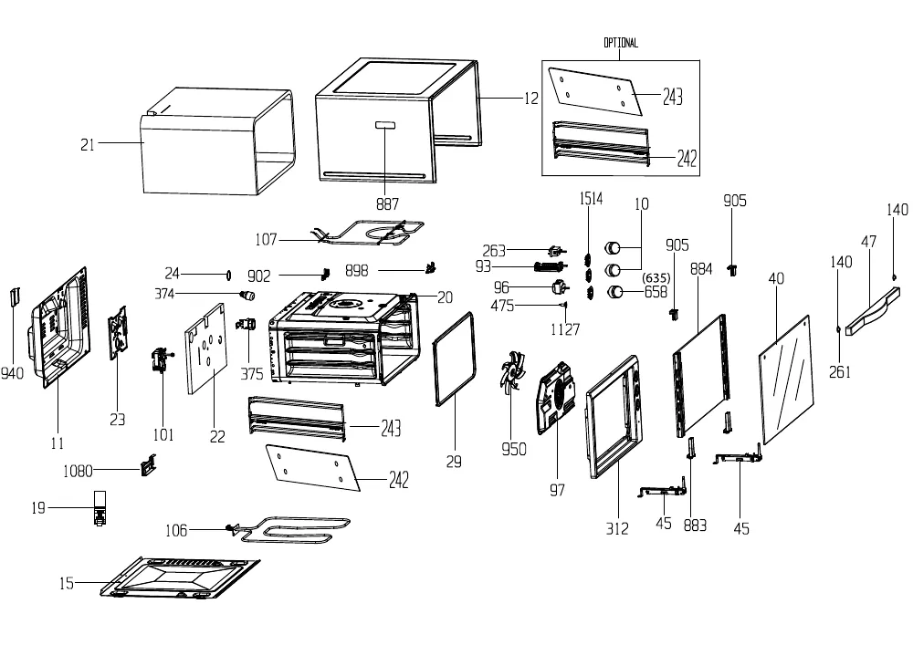 Vue éclatée BEKO BMF50CPB 7730420266