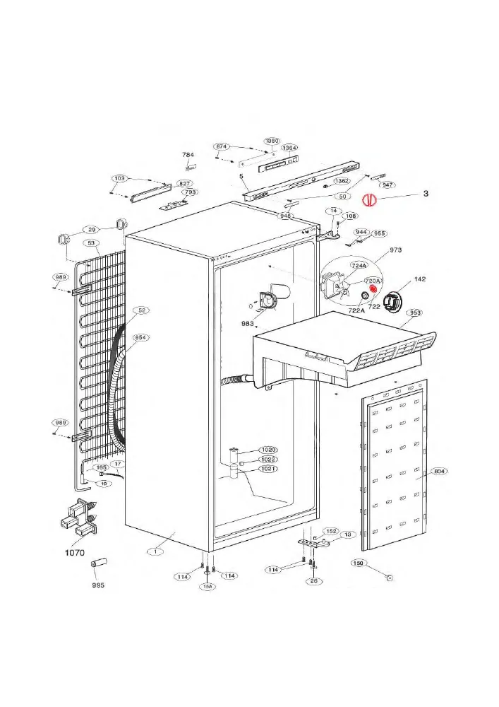 Vue éclatée BEKO FNE20921 7248947614